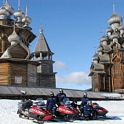 Зимнее сафари на остров Кижи