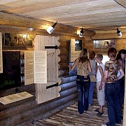 Exposition in historical village of Kinerma